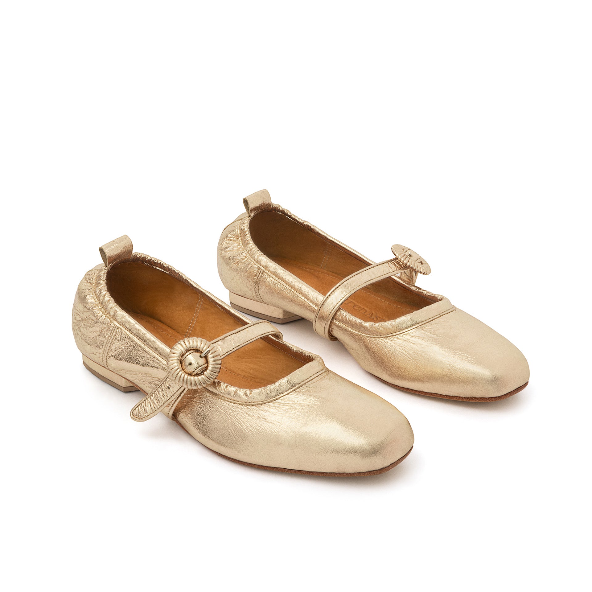 Gloria Mary Jane Flat Gold 40 / Gold Gloria Mary Jane Flat Gold 40 / Gold